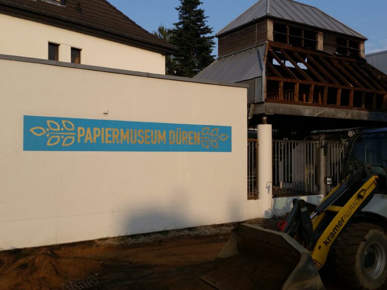 Papiermuseum wird umgebaut