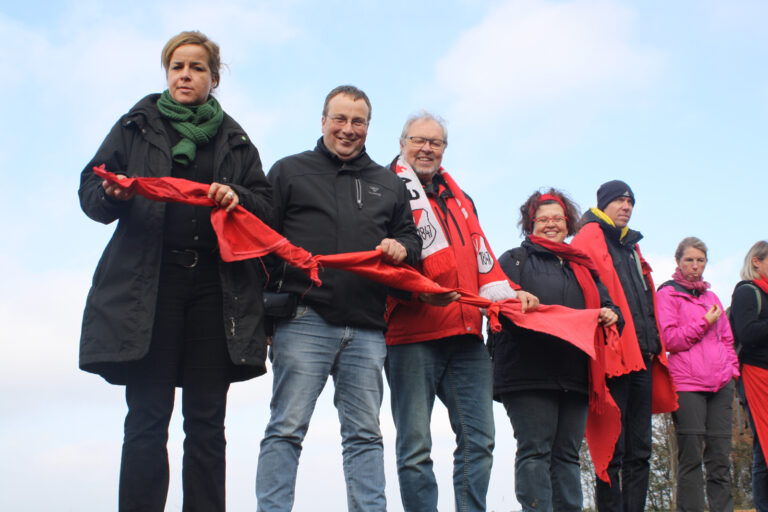 Rote Linie A 4- 1000 Menschen machen mit