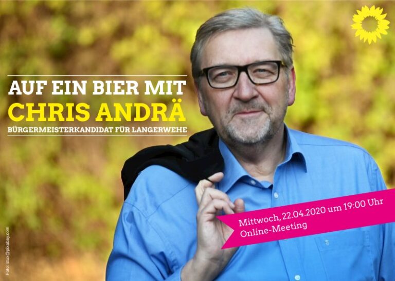 Auf ein Bier mit Chris Andrä-Bürgermeisterkandidat für Langerwehe