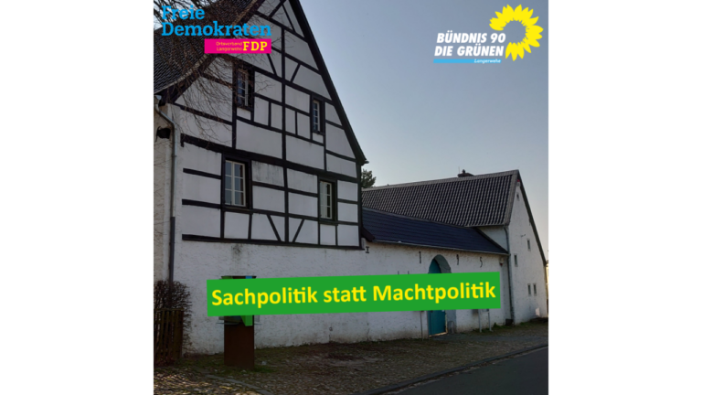 Sachpolitik statt Machtpolitik