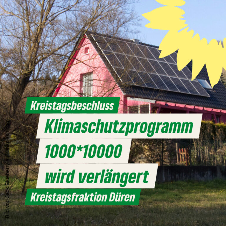 Klimaschutz voranbringen – 1.000 x 1.000 Programm verlängert