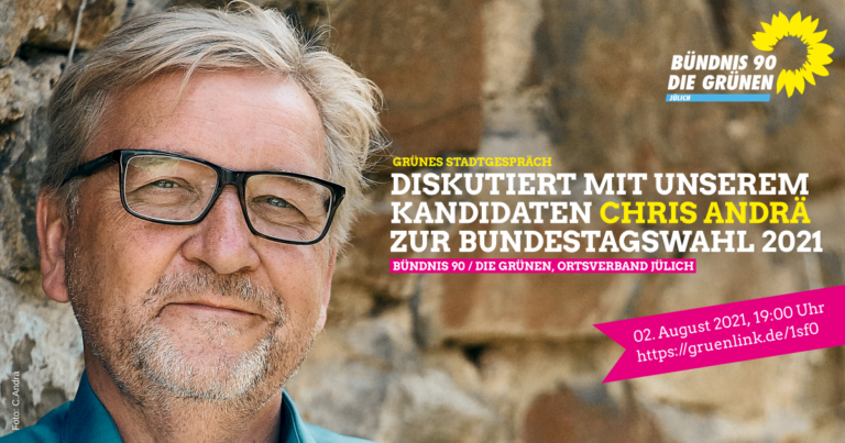 Grünes Stadtgespräch mit Chris Andrä