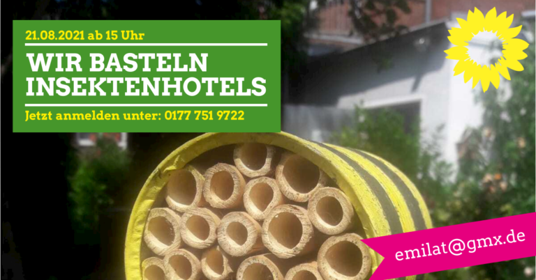 Insektenhotels basteln