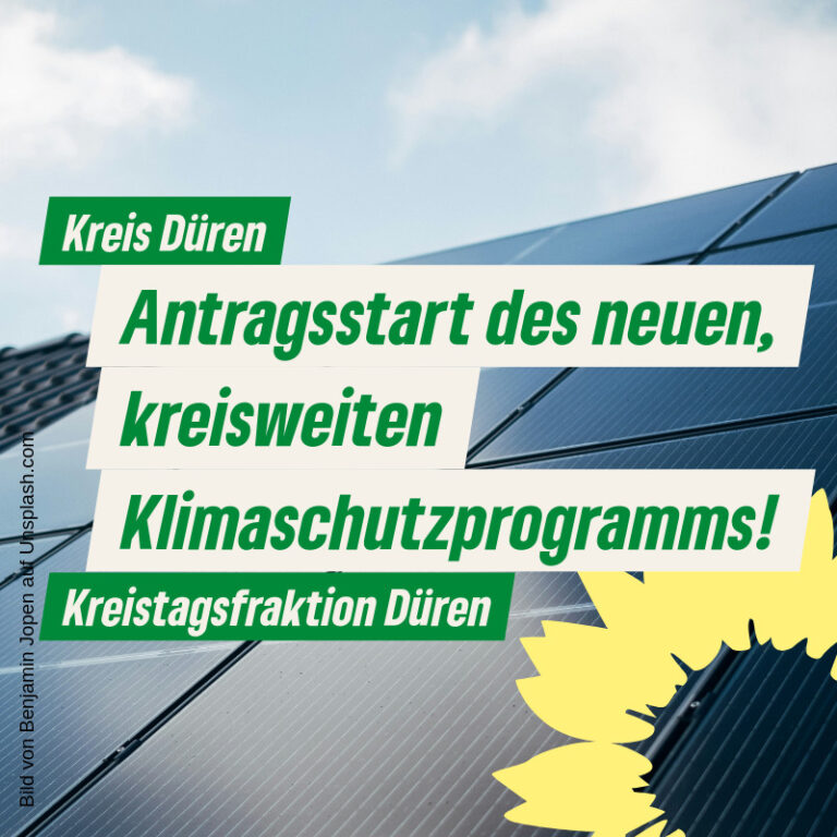 Antragsstart des Klimaschutzprogramms 2021 des Kreises Düren