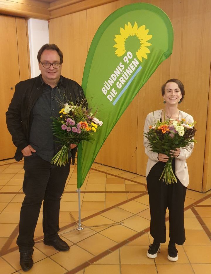 Isabel Elsner und Oliver Ollech als Landtagskandidat*innen gewählt