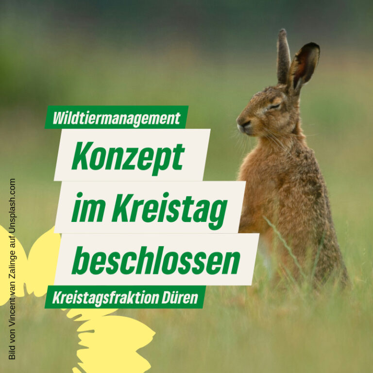 Konzept für das Wildtiermanagement beschlossen