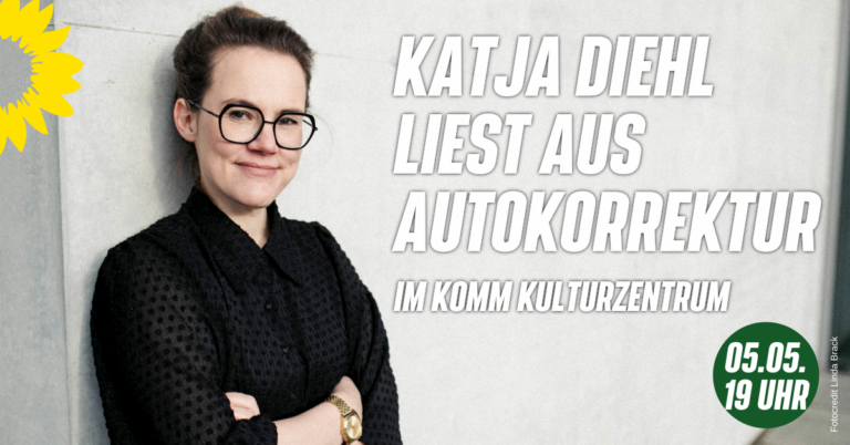 Katja Diehl liest aus ihrem Buch „Autokorrektur“