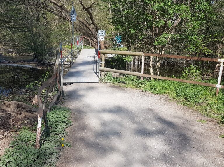 Neubau der Brücke am Lendersdorfer Wehr 