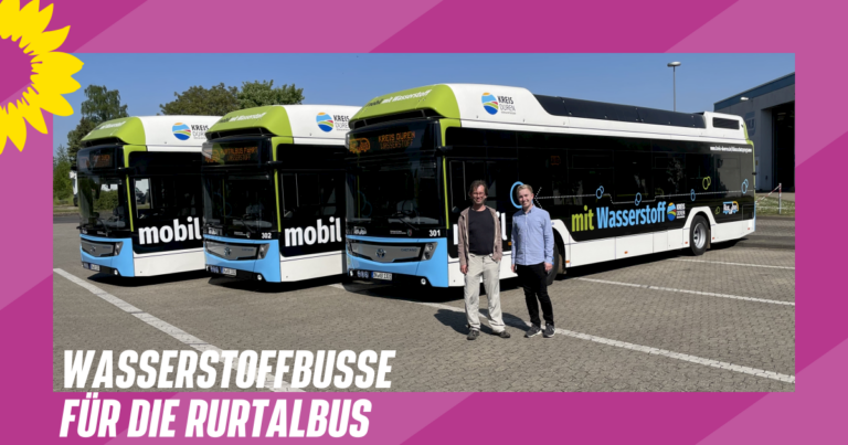 Neue Wasserstoffbusse bei der Rurtalbus unterwegs