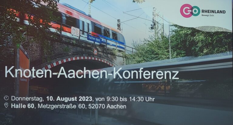 Kommt das dritte Gleis? Bahnkonferenz!