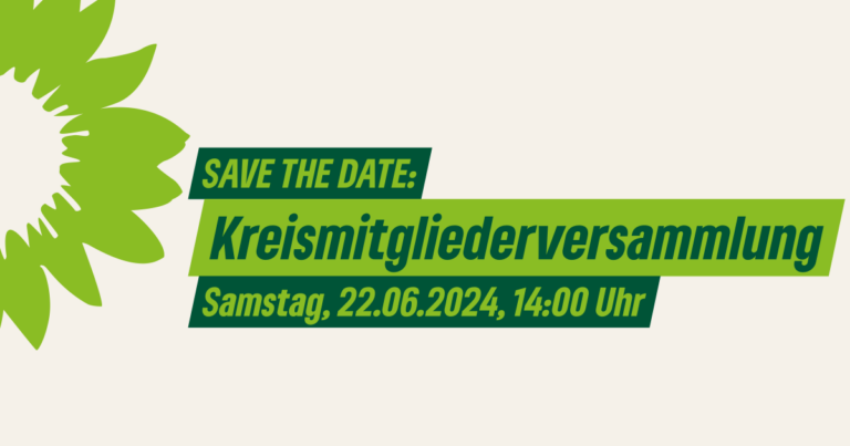 SAVE THE DATE: Kreismitgliederversammlung