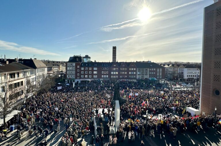 „Arsch huh“ auf dem Kaiserplatz