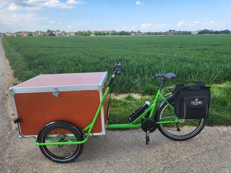 Lastenrad als Infostand – eine Recherche.