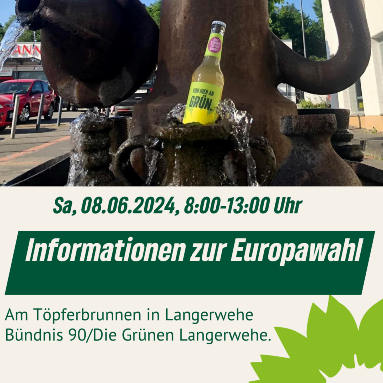 Infostand zur Europawahl