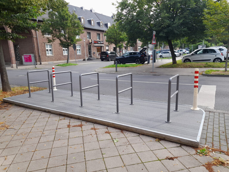 Neue Standorte für die drei mobilen Fahrradplattformen