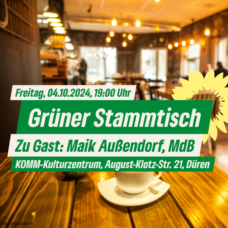 Grüner Stammtisch mit Maik Außendorf