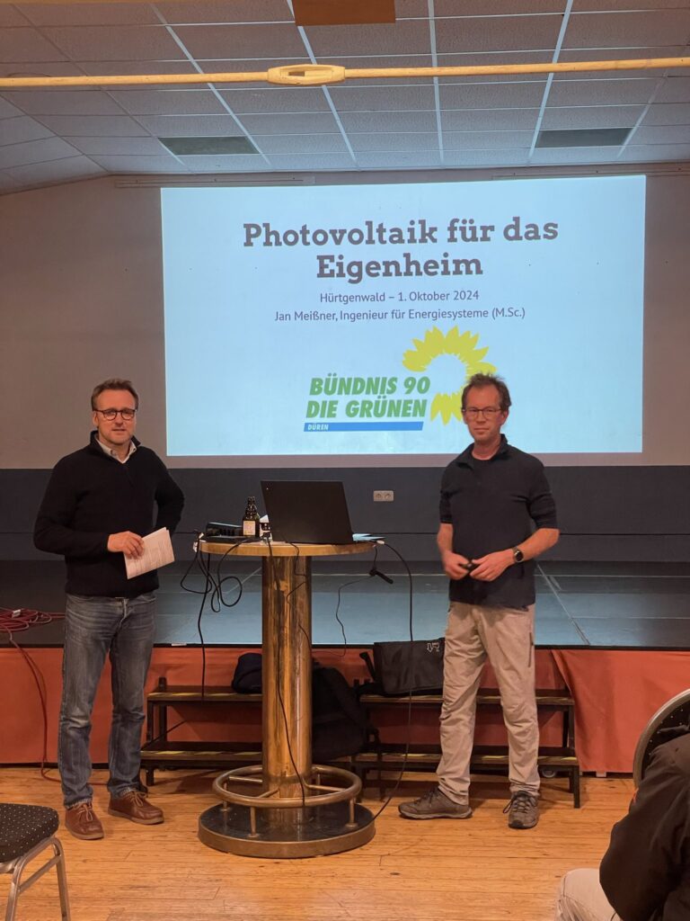 Photovoltaik-Vortrag in Hürtgenwald-Vossenack