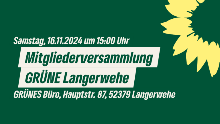 Mitgliederversammlung OV Langerwehe