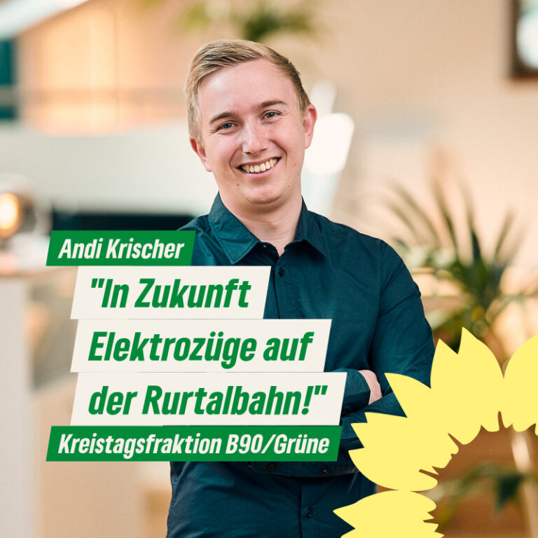 GRÜNE Fraktion begrüßt Entscheidung für Elektrozüge