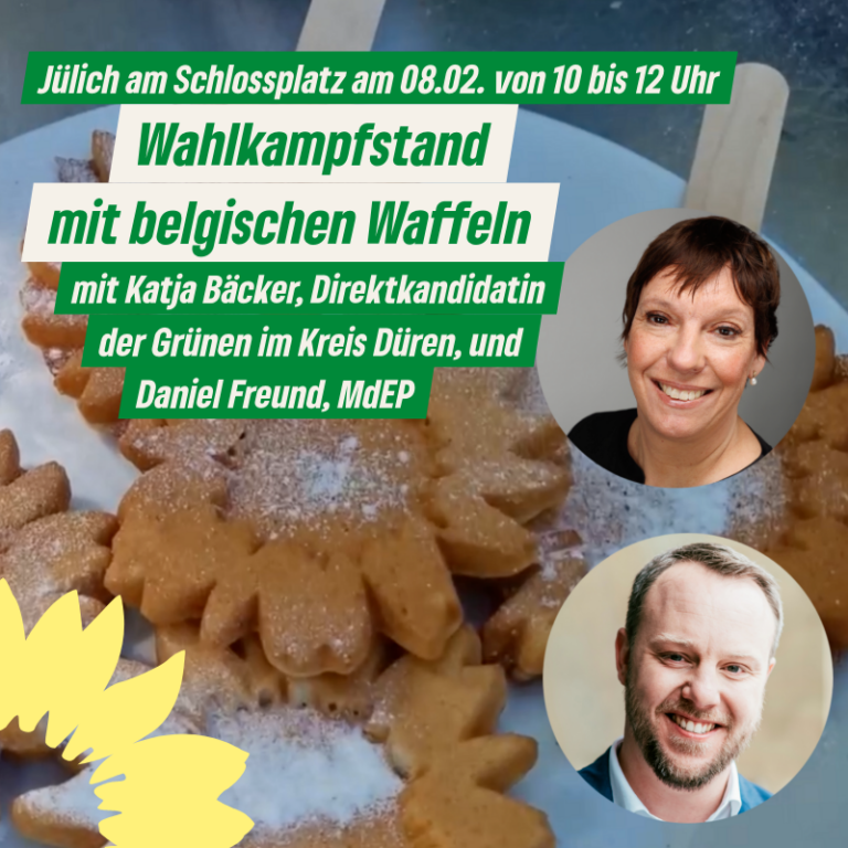 Winterwahlkampf in Jülich