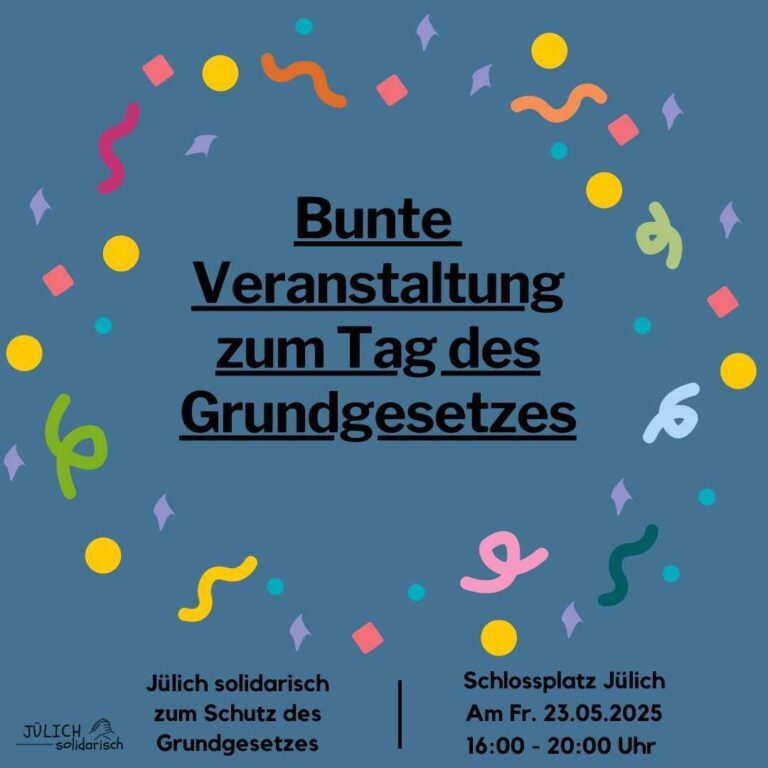 Tag des Grundgesetzes auf dem Schlossplatz