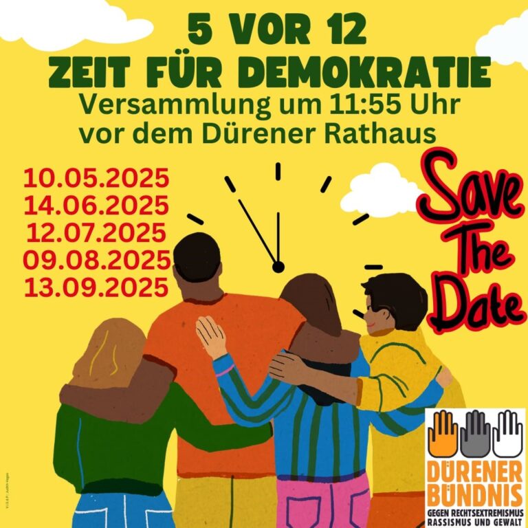 „5 vor 12“ – Zeit für Demokratie – geht weiter