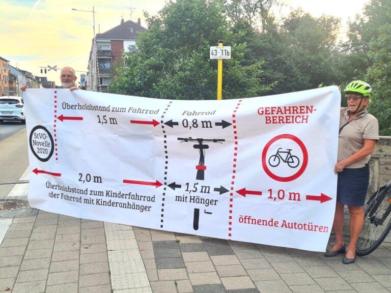 1,5 Meter Abstand wird nun kontrolliert