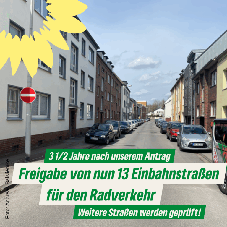 Radverkehr – Einbahnstraßen jetzt auch gegen die Fahrtrichtung befahrbar