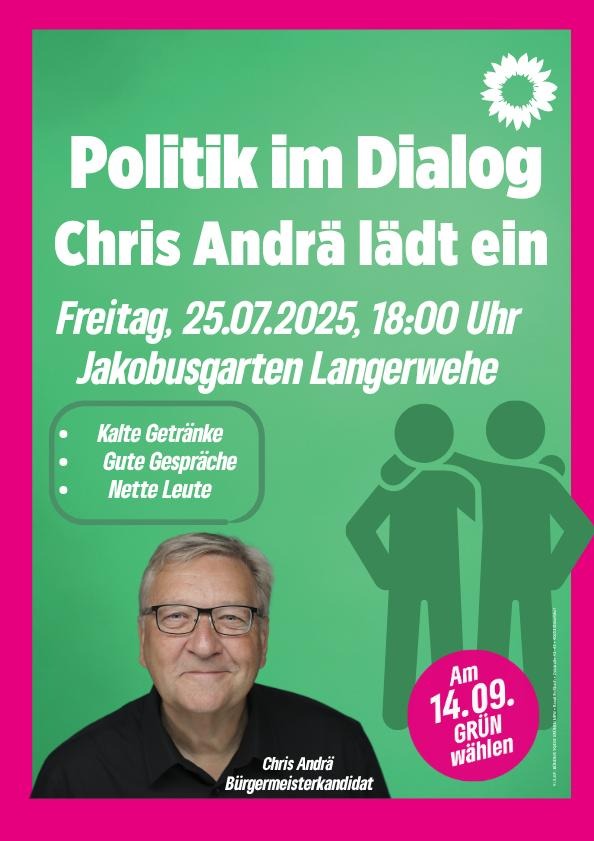 Politik im Dialog – Chris Andrä lädt ein