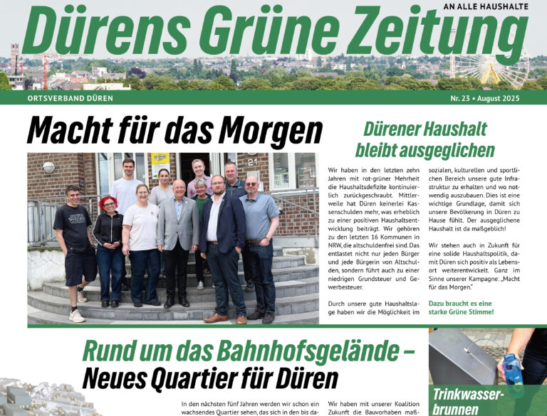 Grüne Zeitung für Düren