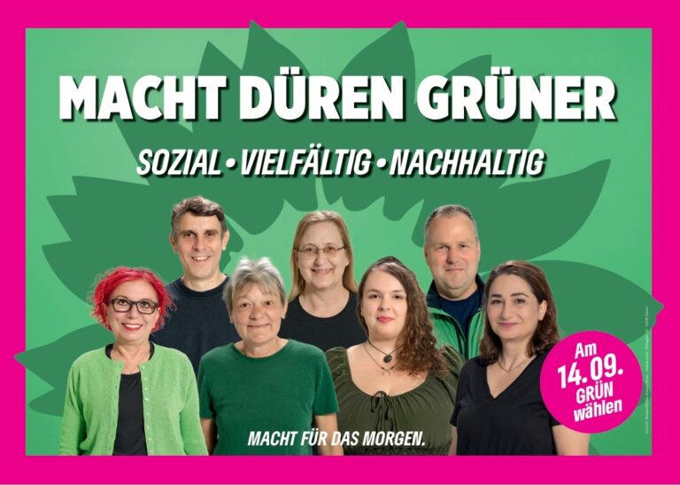 Endspurt! Unsere Kandidierenden in Düren