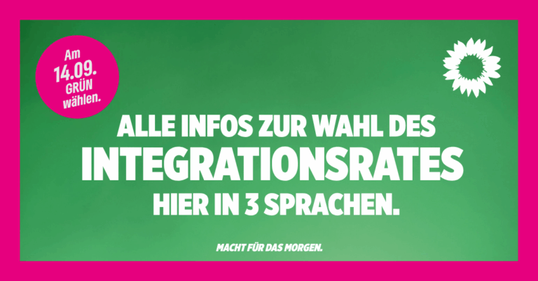 Infos zur Integrationsratswahl in 3 Sprachen