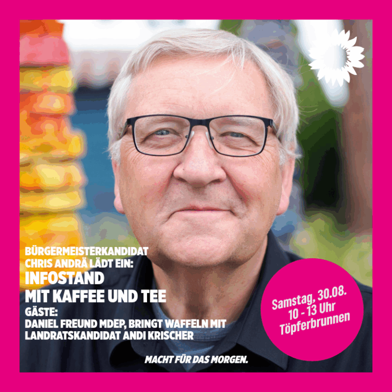 Infostand zur Kommunalwahl am Töpferbrunnen Langerwehe