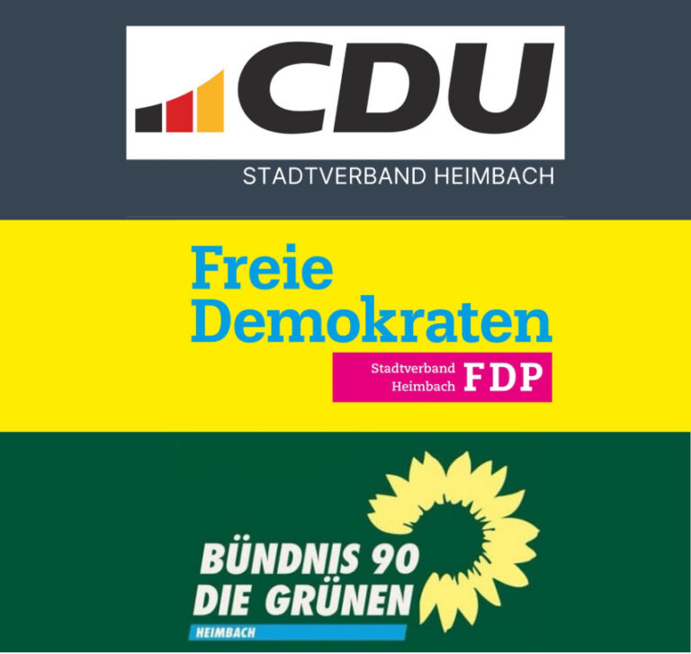 Gemeinsame Erklärung von CDU, FDP und Grünen Heimbach zur Windenergieplanung
