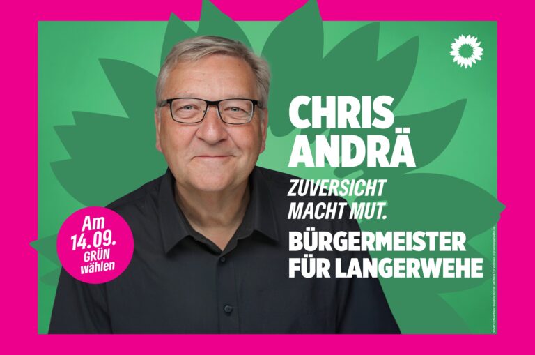Chris Andrä: Unser Bürgermeisterkandidat, Kandidat für den Wahlbezirk 09 – Merode und Listenplatz 1