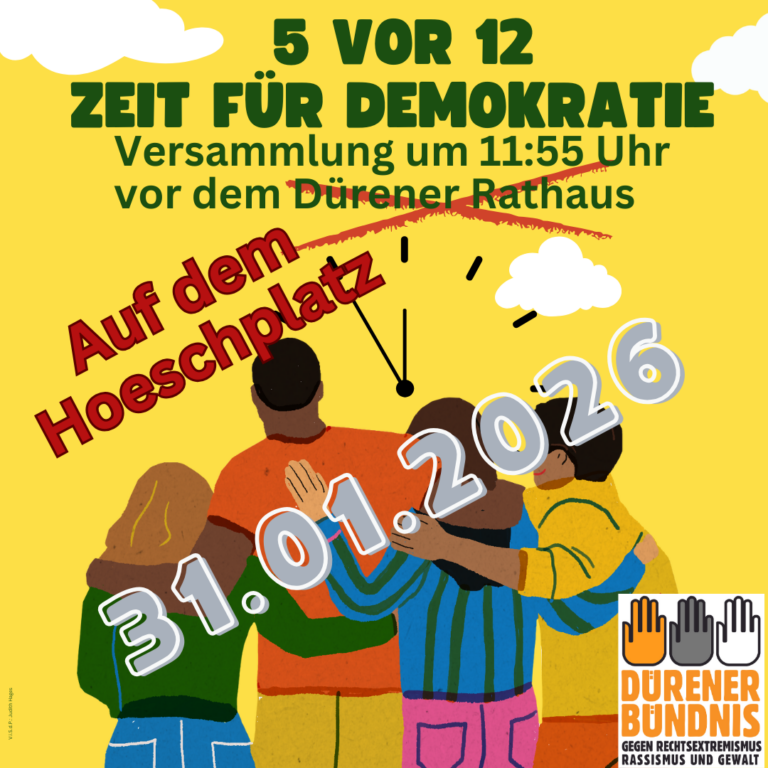 📣 5 vor 12 – Zeit für Demokratie