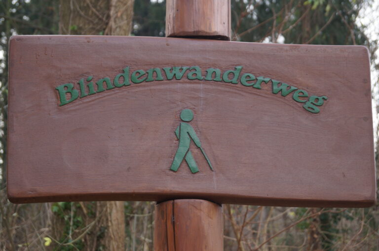 Was ist mit dem Blindenwanderweg passiert…?