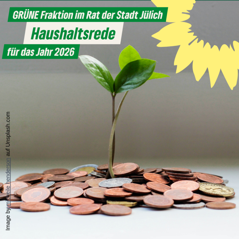 Haushaltsrede 2026 im Rat der Stadt Jülich