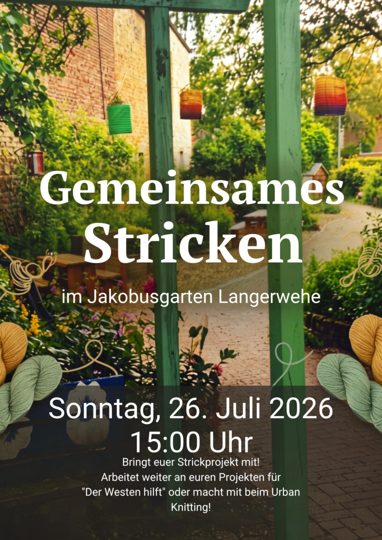 Stricken im Jakobusgarten