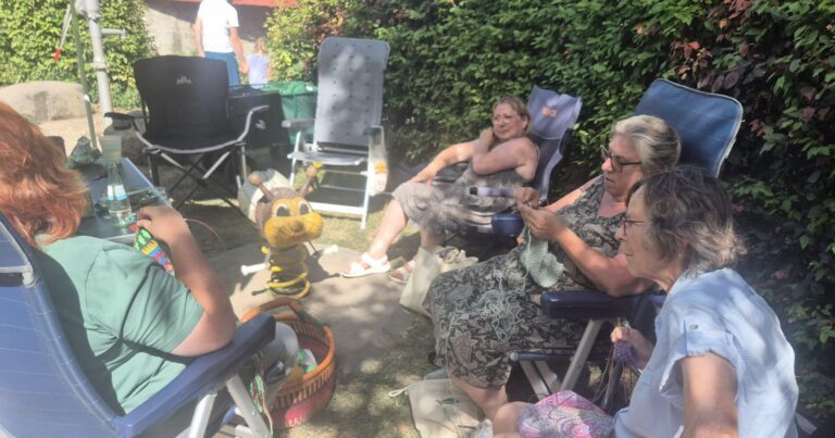 🧶☀️ Was für ein schöner Strick-Sonntag!