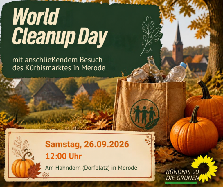 🌍🧤 Gemeinsam für ein sauberes Merode – World Cleanup Day 2026 🧤🌍