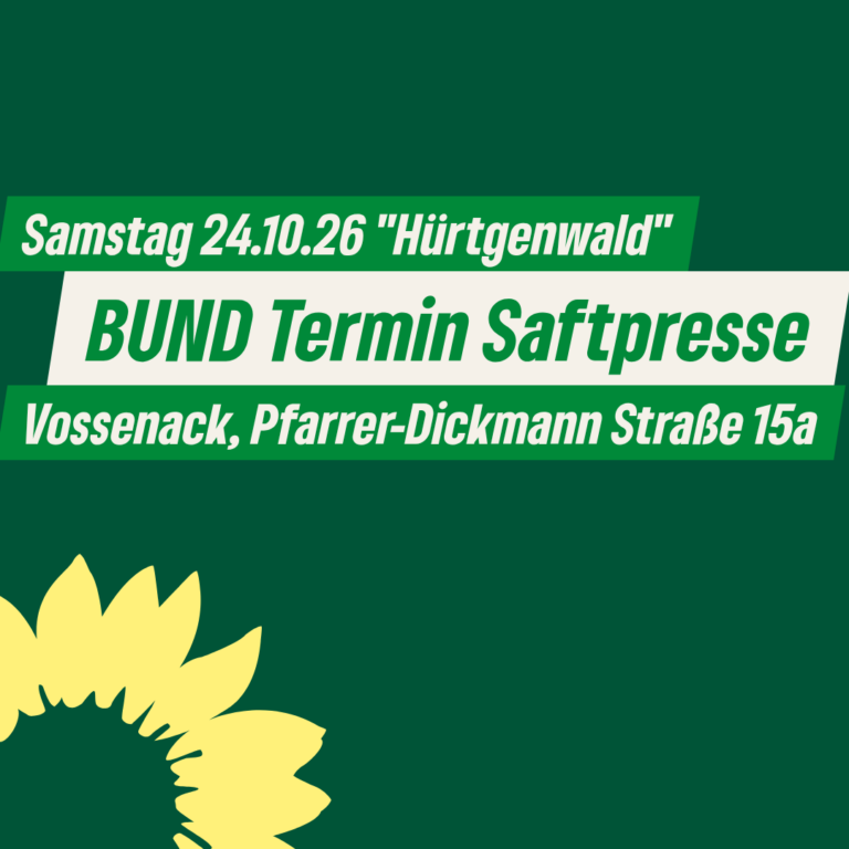 Termin Saftpresse in Hürtgenwald-Vossenack, Parkplatz Freibad