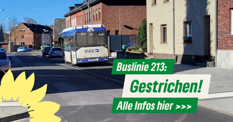 Buslinie 213 still und heimlich gestrichen