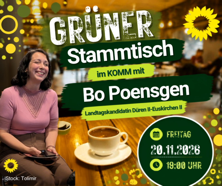 🌻 Grüner Stammtisch mit Bo Poensgen! 💚